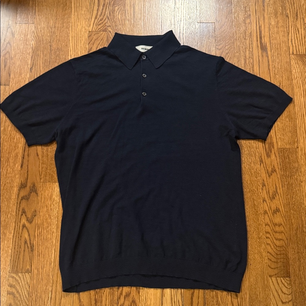 Buck Mason Midnight Blue Men’s Polo Sweater
